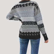 Patterned winter sweater