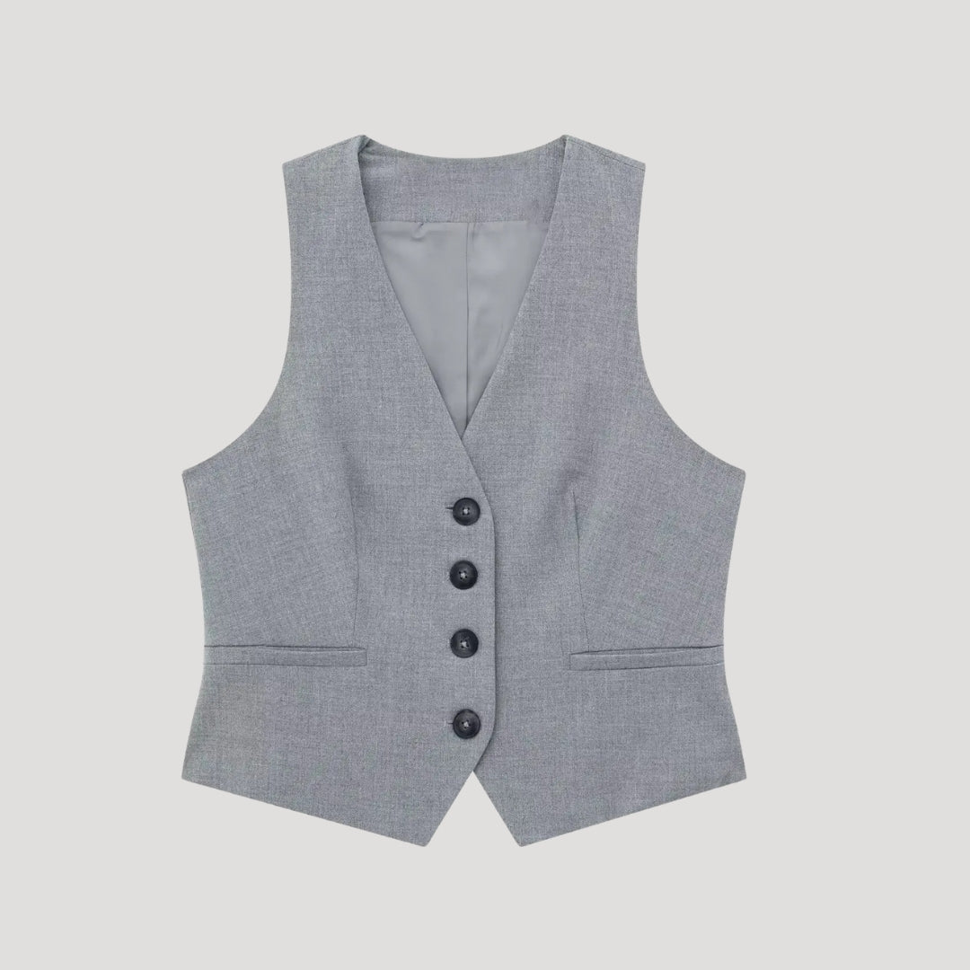 Women’s waistcoat co ord shorts two piece set