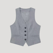 Women’s waistcoat co ord shorts two piece set