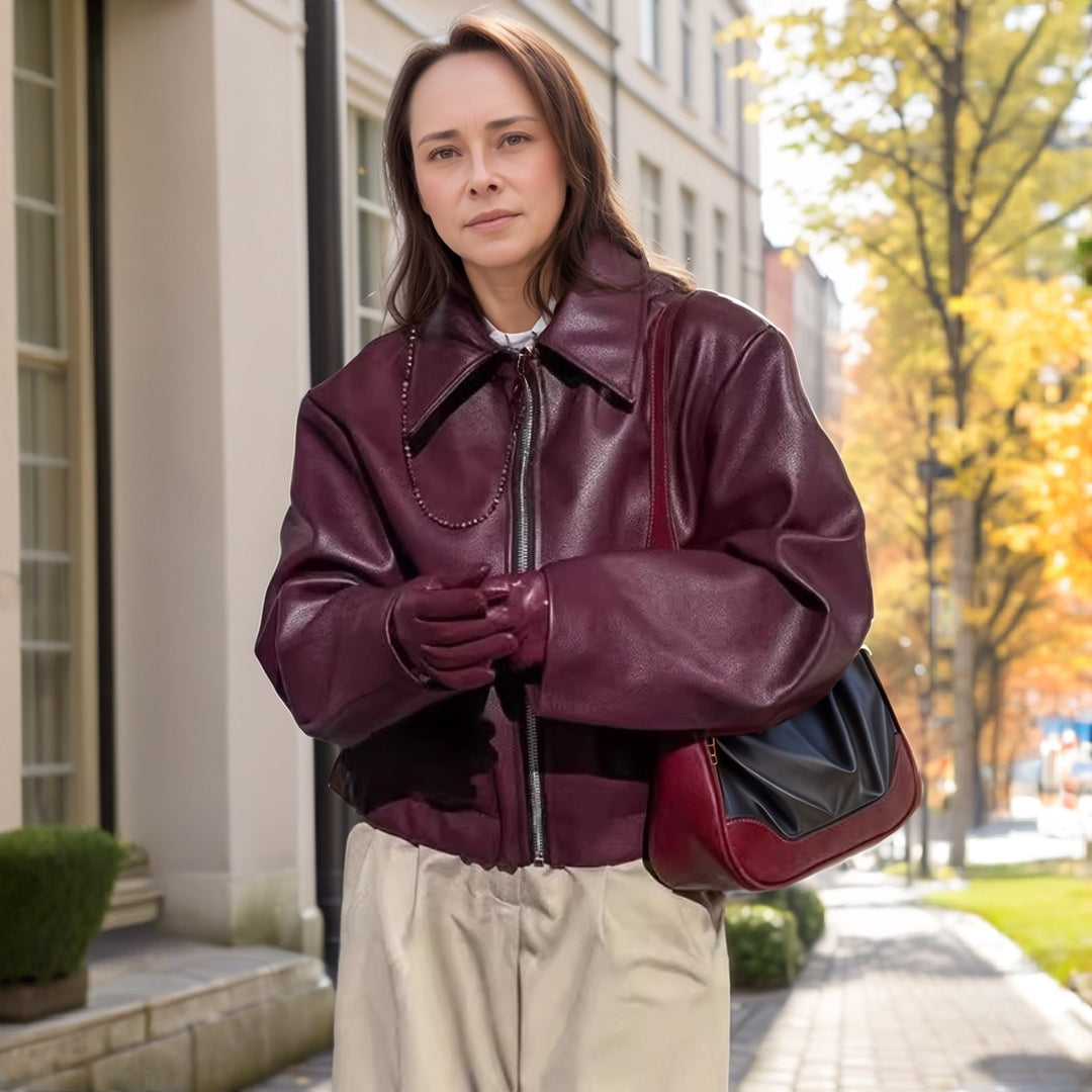 Luxurious leather jacket