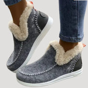 Women’s waterproof slip on winter snow boots