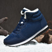Women’s winter trainers – fleece lined high top sneakers