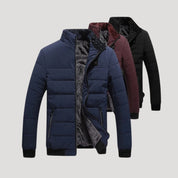 Insulated men's winter jacket