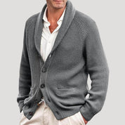 Men's spring vintage knitted cardigan
