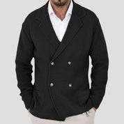 Men’s knitted blazer smart casual lightweight jacket