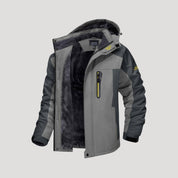 Men’s waterproof winter jacket with fleece lining