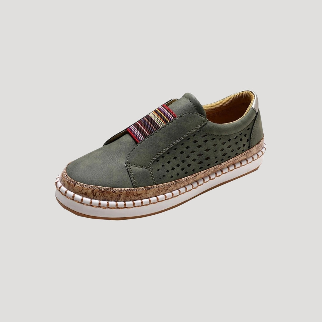 Women’s spring slip ins platform trainers breathable