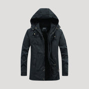 Fleece-lined parka jacket