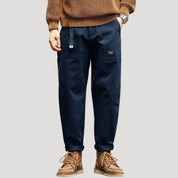 Men’s cargo work casual relaxed fit trousers