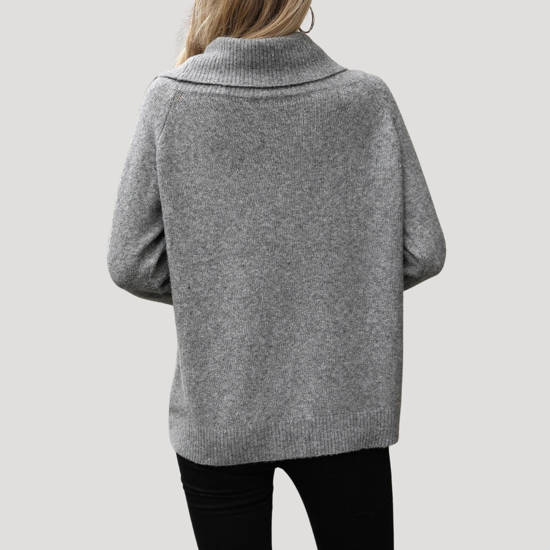Women’s off the shoulder knit sweater oversized jumper