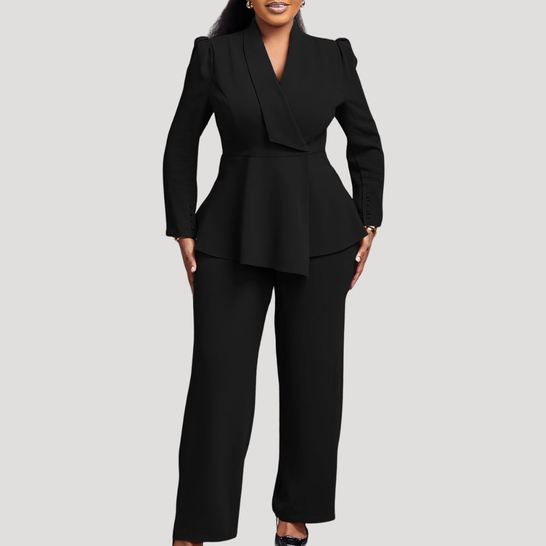 Women’s tailored trouser suit long sleeve set