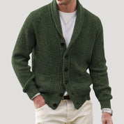 Men's spring vintage knitted cardigan