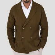Men’s knitted blazer smart casual lightweight jacket
