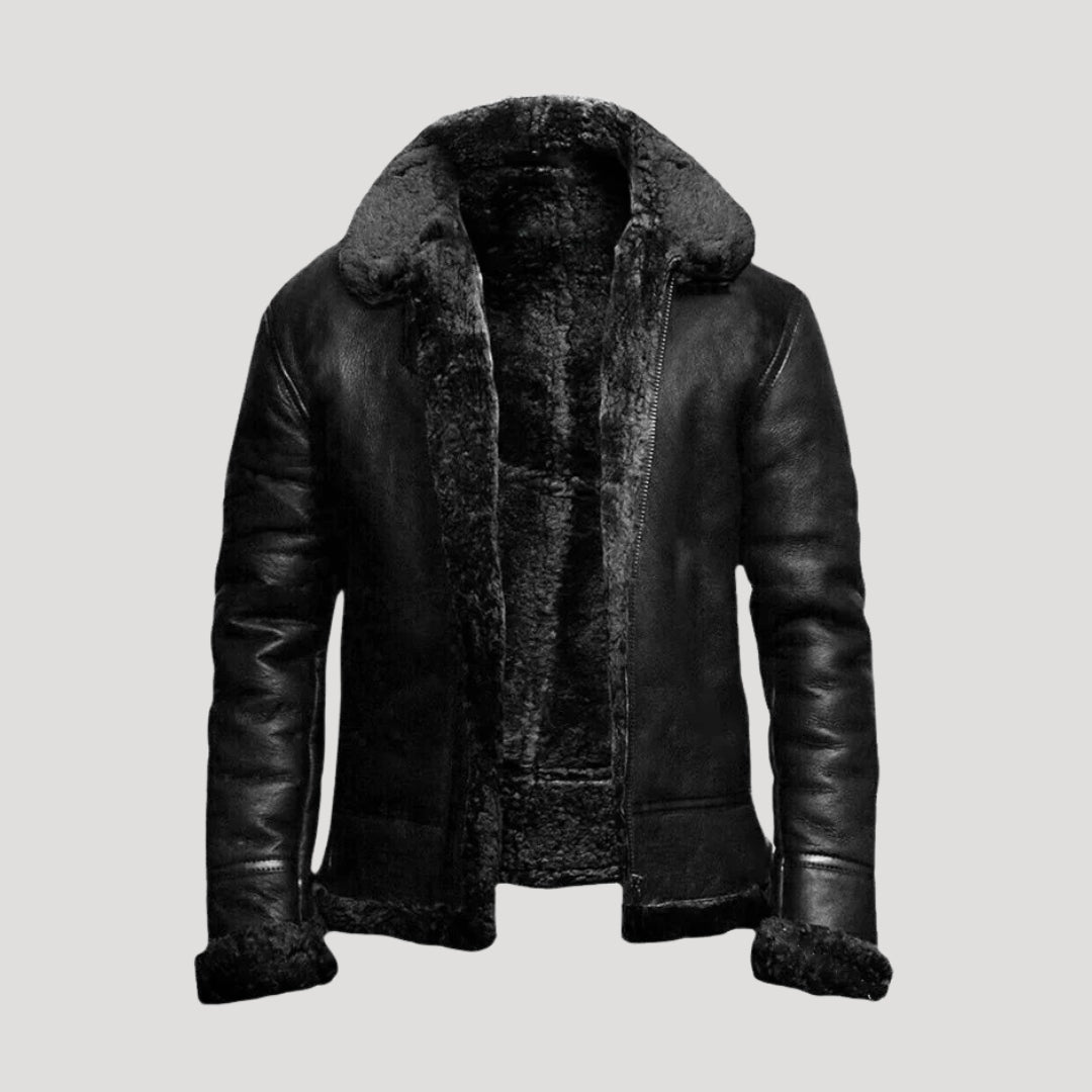 Shearling leather jacket