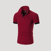Men’s slim fit short sleeve polo shirt