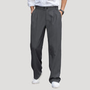 Men’s pleated wide leg smart formal trousers
