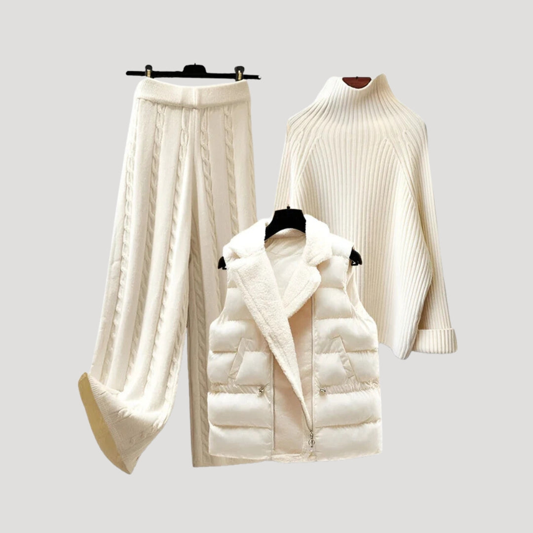 Women's knitted co ord set loungewear