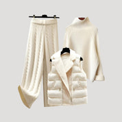 Women's knitted co ord set loungewear