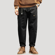 Men’s cargo work casual relaxed fit trousers
