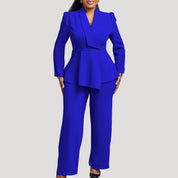 Women’s tailored trouser suit long sleeve set