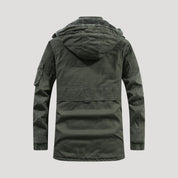 Fleece-lined parka jacket