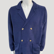 Men’s knitted blazer smart casual lightweight jacket