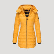 Insulated hooded winter coat