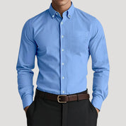 Men’s slim fit cotton formal work shirt