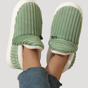 Cozy corduroy slipper boots