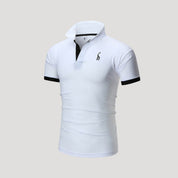 Men’s slim fit short sleeve polo shirt