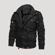 Men’s outdoor winter jacket – windproof fleece lined coat