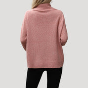 Women’s off the shoulder knit sweater oversized jumper