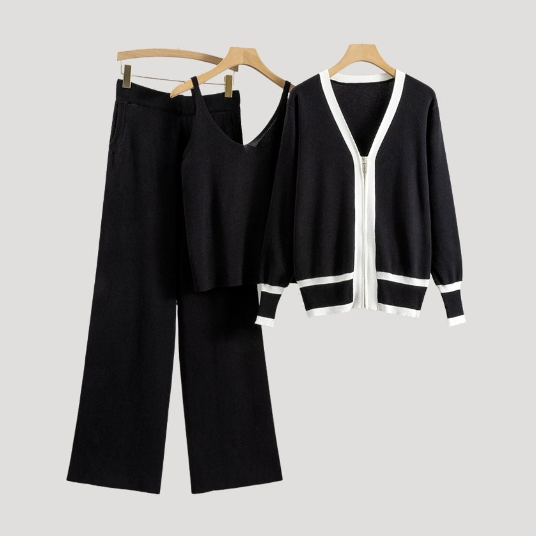 Women’s knitted 3 piece loungewear co ord set