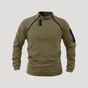Men’s half zip tactical fleece pullover top