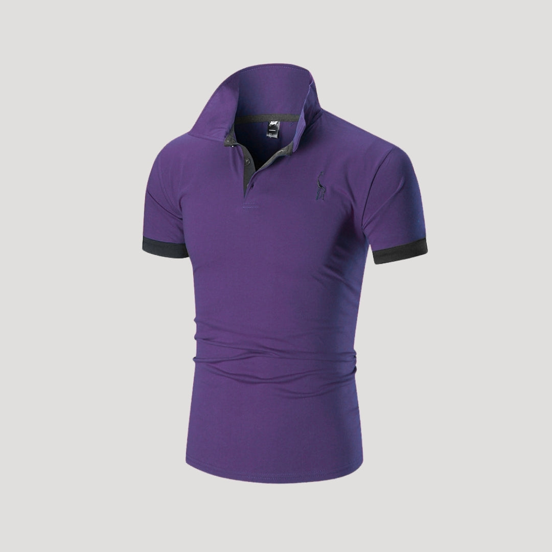 Men’s slim fit short sleeve polo shirt