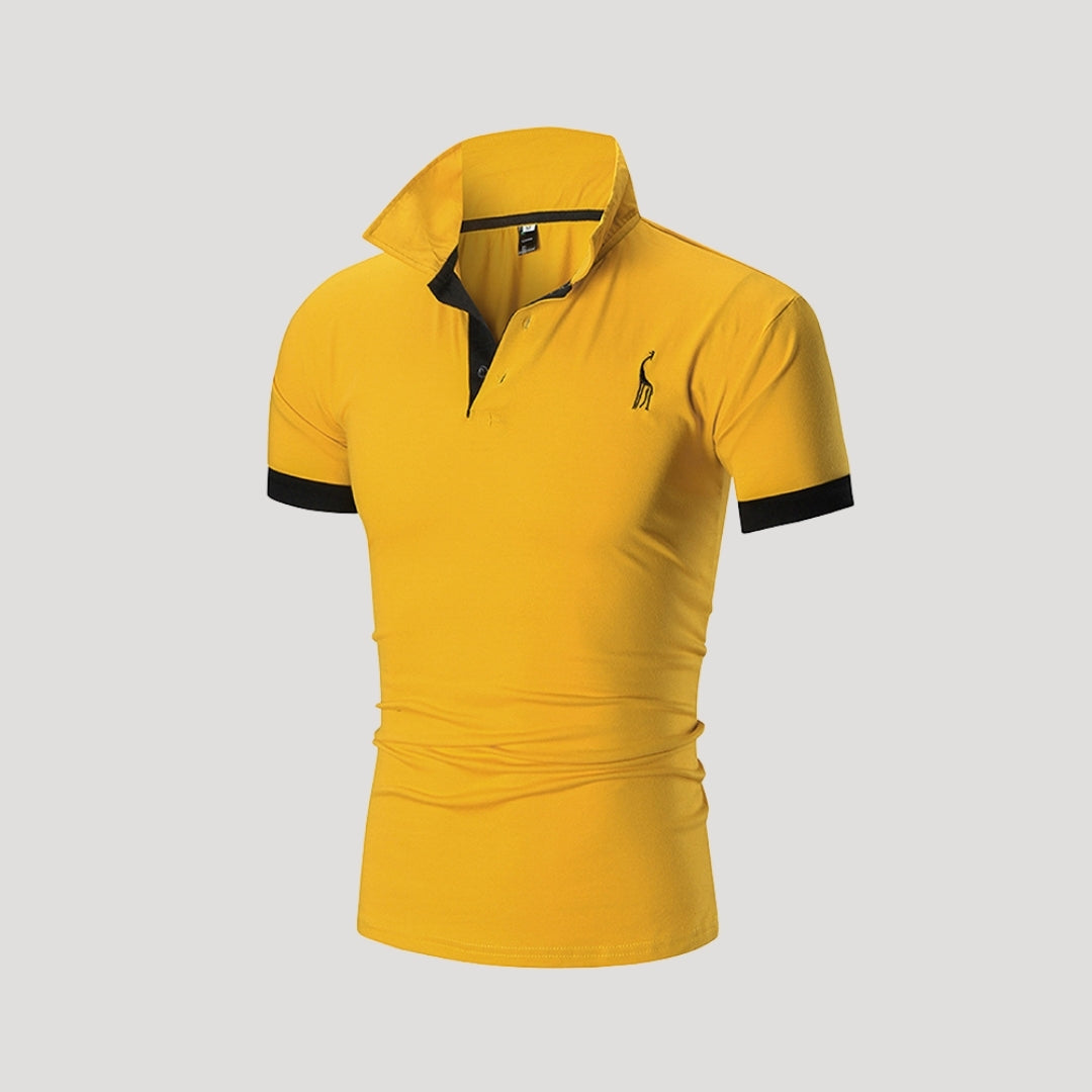 Men’s slim fit short sleeve polo shirt