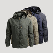 Men waterproof hooded outdoor jacket