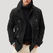 Men’s double breasted pea coat smart jacket