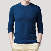 Men’s warm knitted long sleeve winter jumper