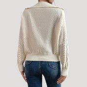 Stylish knitted pullover