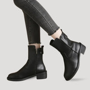 Women’s versatile black ankle boots