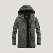 Fleece-lined parka jacket