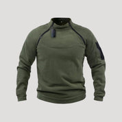 Men’s half zip tactical fleece pullover top