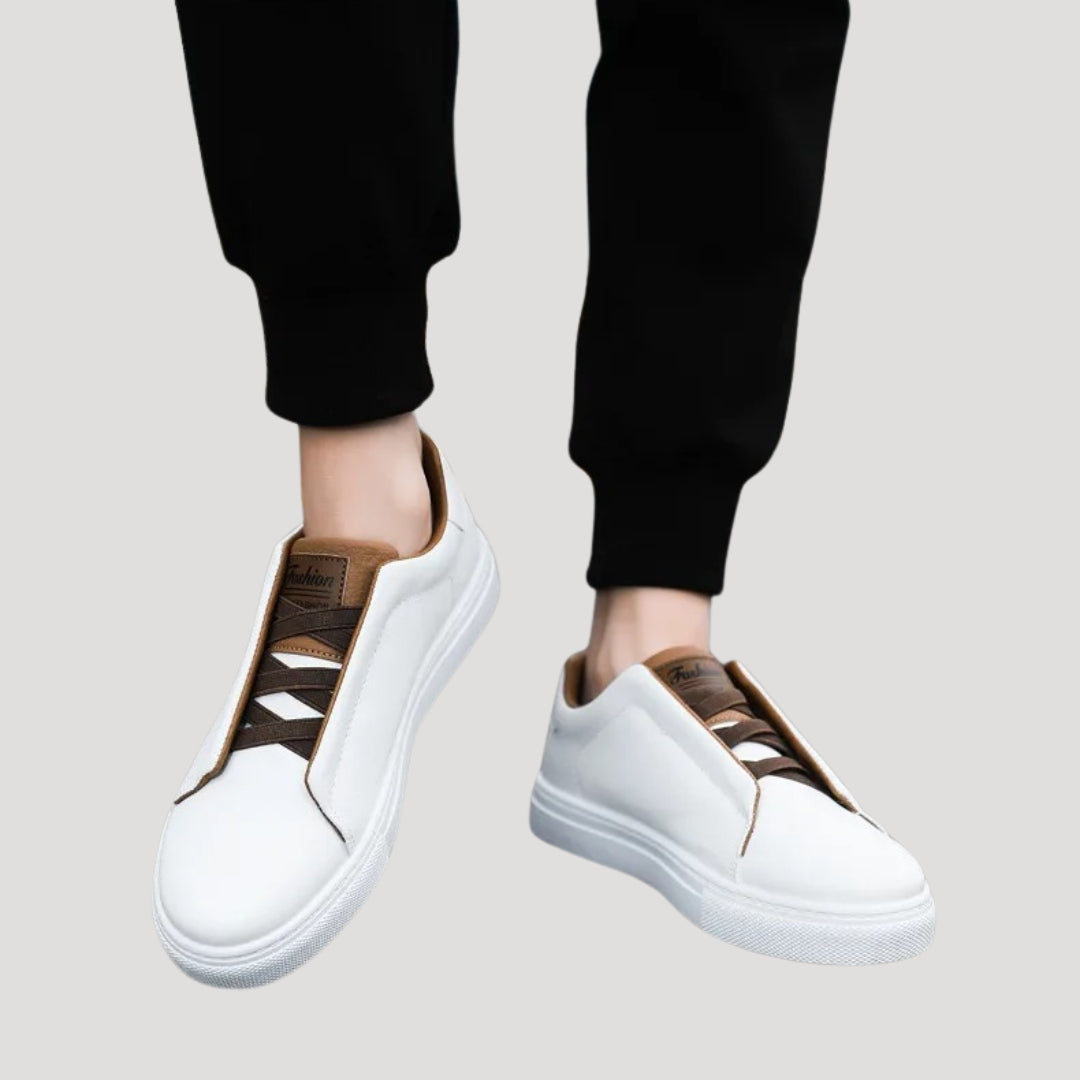 Men’s slip on trainers casual low top sneakers