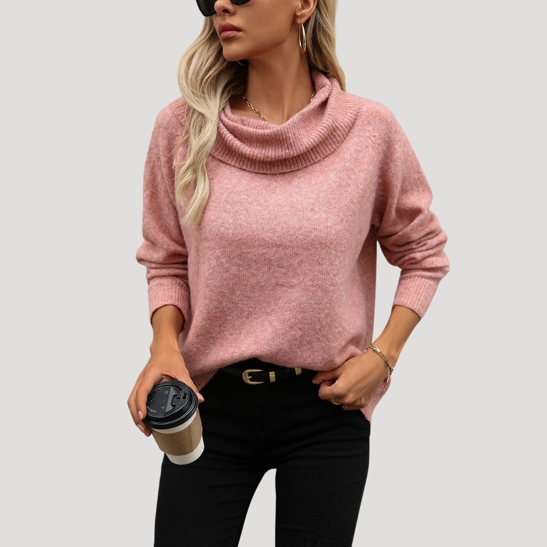 Women’s off the shoulder knit sweater oversized jumper