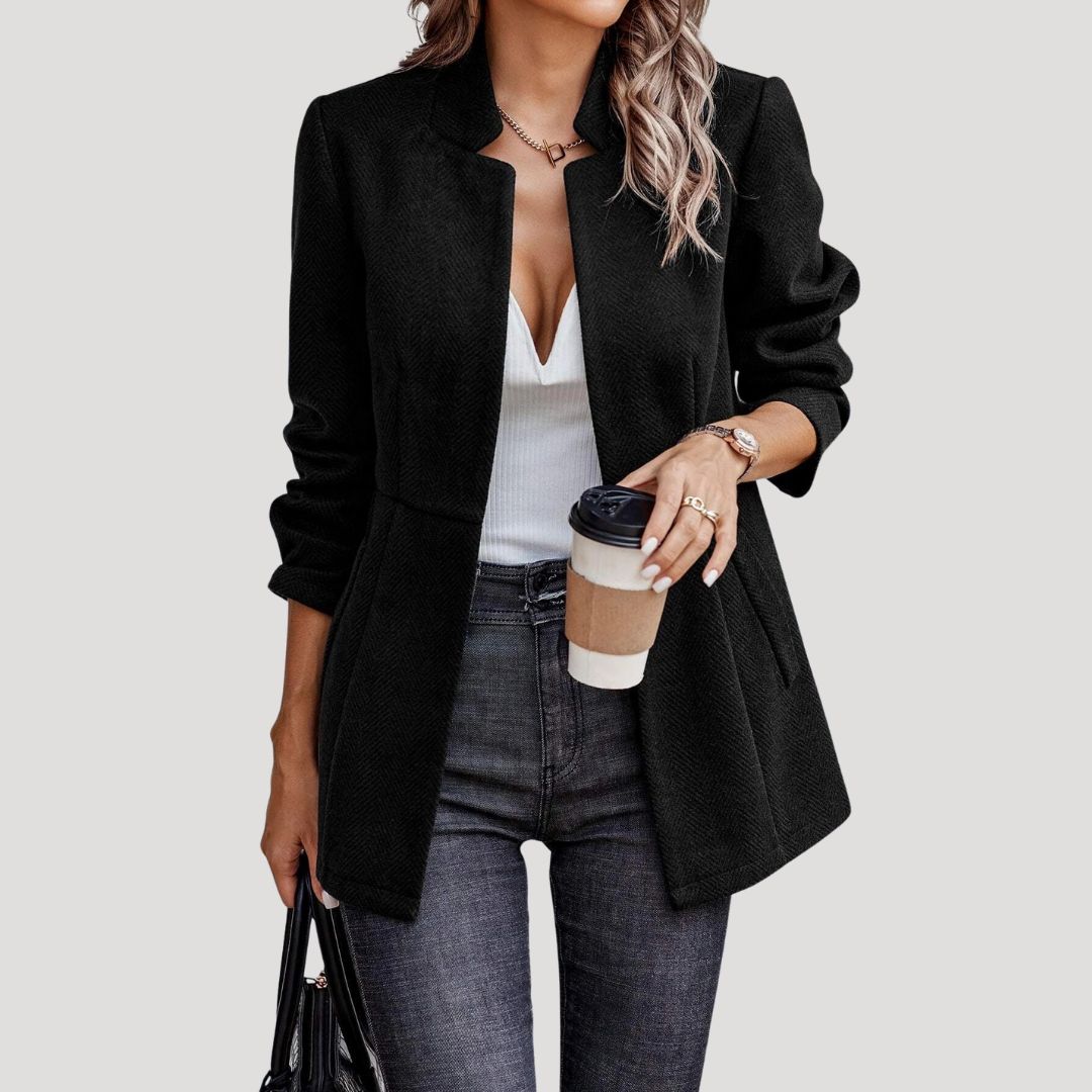 Women's spring long-sleeve blazer jacket