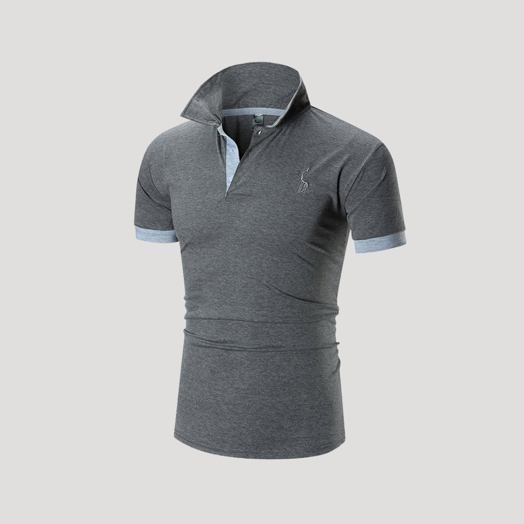 Men’s slim fit short sleeve polo shirt