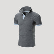 Men’s slim fit short sleeve polo shirt