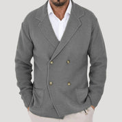 Men’s knitted blazer smart casual lightweight jacket