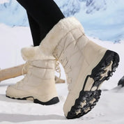 Women fur-lined waterproof winter boots